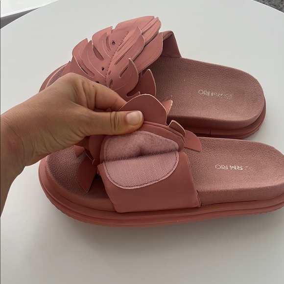 FARM RIO Monstera Anatomic Slide Sandal SIZE US 9 - Picture 3 of 5